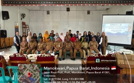 Tim Ekspedisi Patriot UNAIR dan Puskesmas Prafi Gelar MMD, Dorong Kader Jadi Penggerak Kesehatan Masyarakat