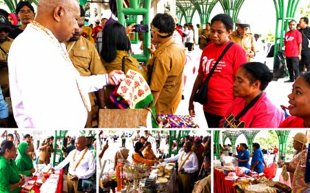 Bangga Produk Lokal, Pemprov Papua Barat Gelar Pameran UMKM HUT-RI Ke-81