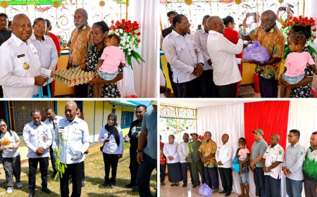Pemprov Papua Barat Gelar Bakti Sosial Sambut HUT ke-81 RI di Kampung Susweni