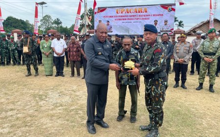 Kompi 2 Batalyon C Satbrimob Resmi Beroperasi di Teluk Wondama, Perkuat Keamanan dan Respons Bencana