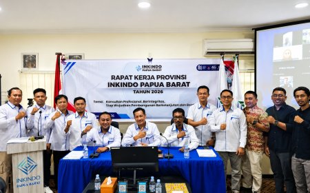 INKINDO Papua Barat Gelar Raker I Tahun 2026, Fokus Perkuat Profesionalisme dan Tata Kelola Organisasi