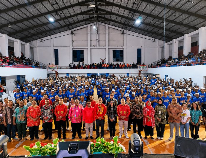 Kepala LLDIKTI Papua Beri Motifasi Mahasiwa Baru IHTP: Kualitas Lulusan Jadi Penentu Nama Besar Kampus