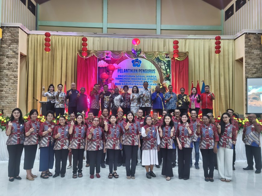 Gubernur Dominggus Ajak PSMTI Perkuat Persaudaraan dan Berkontribusi untuk Pembangunan Papua Barat