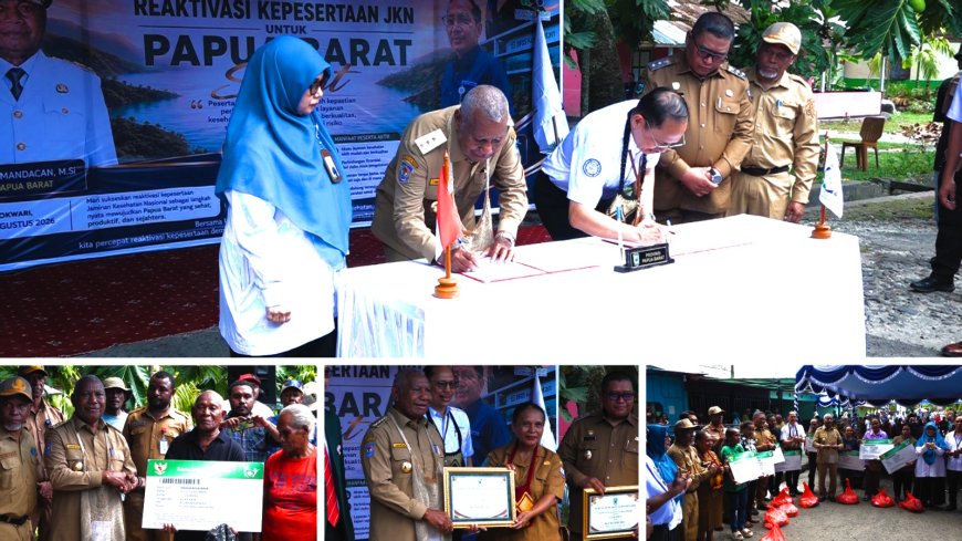 Kolaborasi Pemprov dan BPJS Kesehatan, 40.057 Warga Ikuti Reaktivasi JKN Lewat Program Papua Barat Sehat