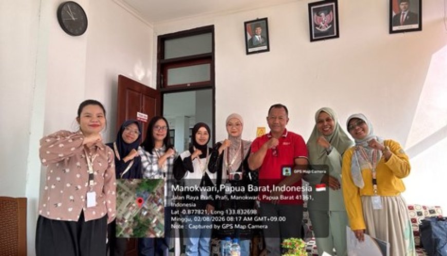 Tim Tiga Ekspedisi Patriot UNAIR Perkuat Kapasitas Kader Posyandu dan Ekonomi Keluarga di Prafi