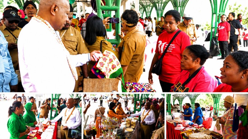 Bangga Produk Lokal, Pemprov Papua Barat Gelar Pameran UMKM HUT-RI Ke-81