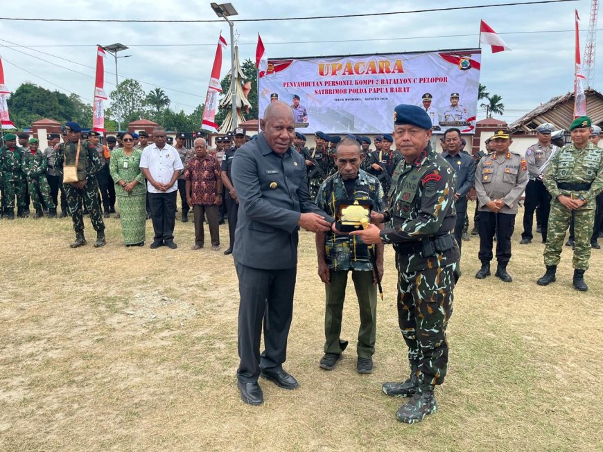 Kompi 2 Batalyon C Satbrimob Resmi Beroperasi di Teluk Wondama, Perkuat Keamanan dan Respons Bencana