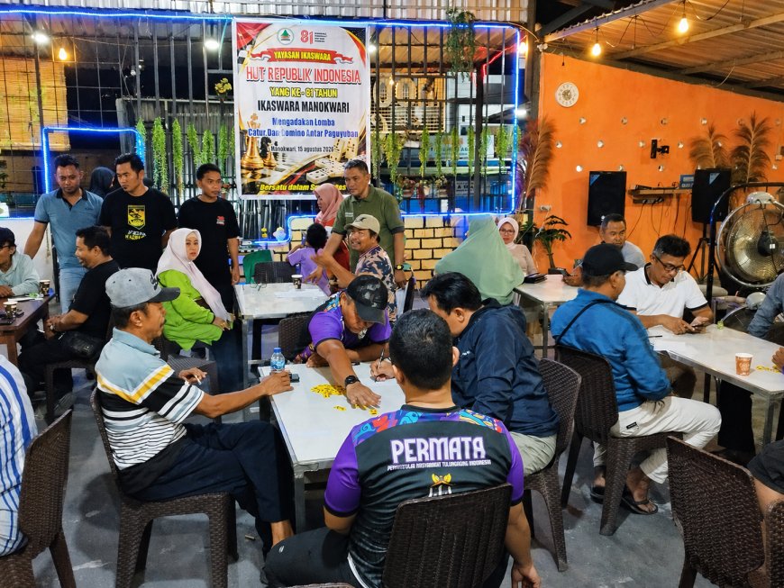 Ikaswara Manokwari Gelar Lomba Gaple dan Catur, Perkuat Silaturahmi Antar-Paguyuban