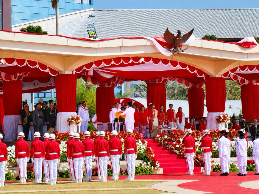Paskibraka Tuntaskan Tugas Pengibaran Bendera HUT RI ke-81 di Provinsi Papua Barat