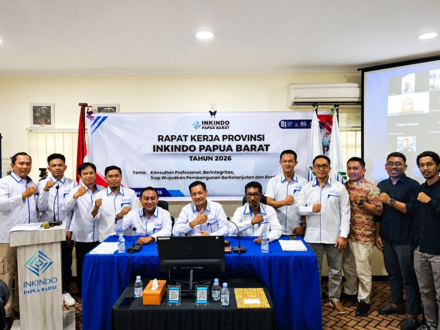 INKINDO Papua Barat Gelar Raker I Tahun 2026, Fokus Perkuat Profesionalisme dan Tata Kelola Organisasi