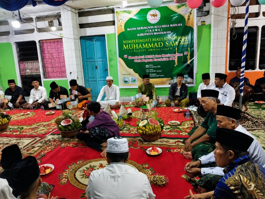 IKAMA Manokwari Gelar Maulid Nabi, Tradisi 'Arebbuan' Meriahkan Peringatan