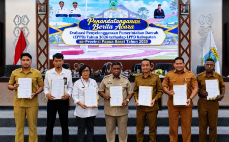 Pemprov Papua Barat Tuntaskan Evaluasi LPPD Kabupaten, Dorong Peningkatan SDM dan Akurasi Data
