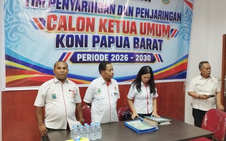 Pendaftaran Ditutup Sore Ini! Yosias Saroy dan Mohammad Lakotani Berebut Kursi Ketum KONI Papua Barat