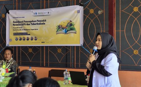 Dari Posyandu Gracia Ransiki, TEP 17 ITS Edukasi Warga Tentang ISPA dan TB
