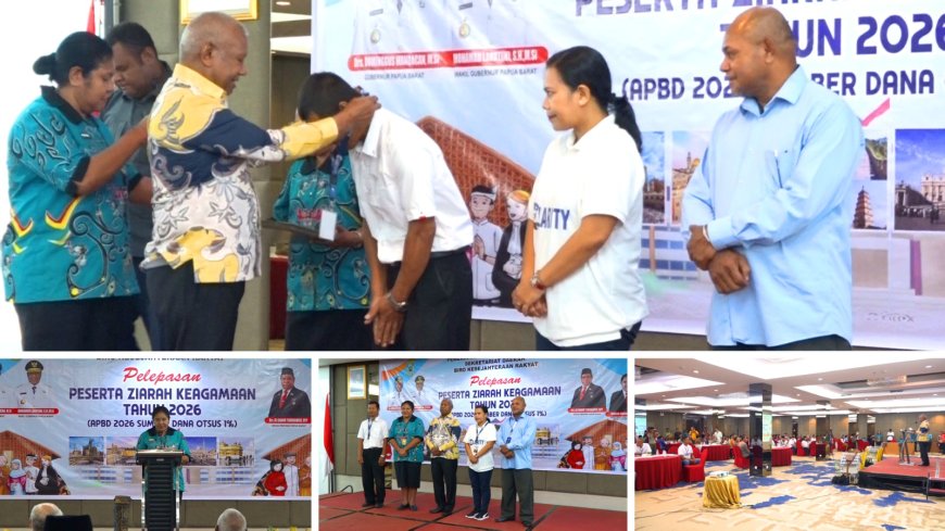 Rawat Toleransi, Pemprov Papua Barat Berangkatkan 210 Peserta Ziarah Keagamaan