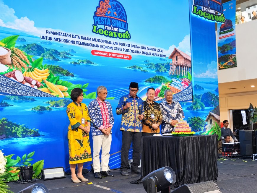 Pesta Sinoli x Torang Locavore 2026 Dorong Pemanfaatan Data dan Pangan Lokal untuk Kendalikan Inflasi Papua Barat
