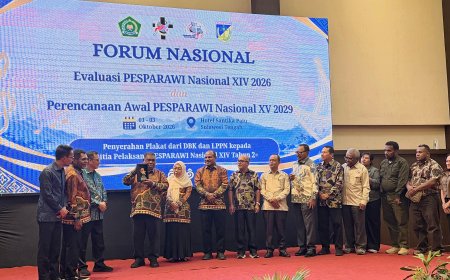 Panitia Pesparawi XIV Terima Penghargaan Menteri Agama, Tugas di Manokwari Resmi Berakhir