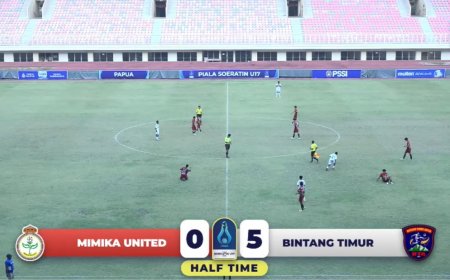 Pesta Gol di Lukas Enembe! Bintang Timur Arfak Libas Mimika United 5-0