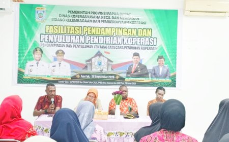 Dinas Koperasi dan UKM Papua Barat Dampingi 24 Pelaku UMKM Fakfak Bentuk Koperasi