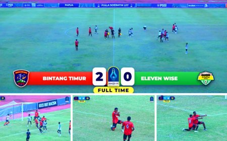Bintang Timur Arfak Juara Zona 8, Wakili Papua Barat ke 8 Besar Nasional Soeratin U-17