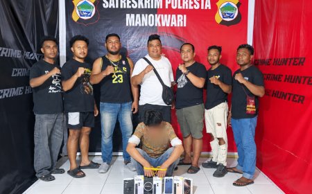 Respons Cepat Call Center 110, URC Polresta Manokwari Ringkus Terduga Pelaku Penipuan Transfer Palsu