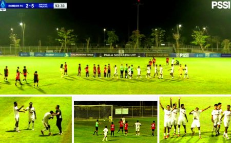 Tampil Perdana di IKN, Bintang Timur Arfak Pesta Gol 5-2 atas Bomber FC di Piala Soeratin 2026