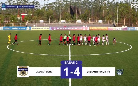Taklukkan Labuan Beru 4-1, Bintang Timur Arfak Sempurna di Puncak Grup B