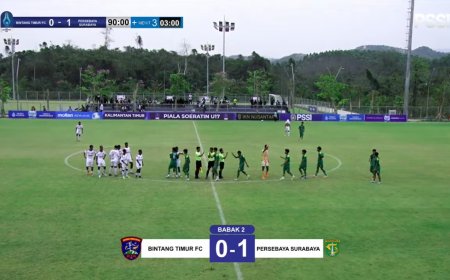 Sengit di IKN! Persebaya Singkirkan Bintang Timur Arfak, Tantang Waamanat Bhintuka di Final Soeratin U-17