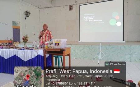 Dari Barang Bekas Jadi Peluang Usaha, Kader SMART Posyandu Prafi Belajar Kerajinan Tangan