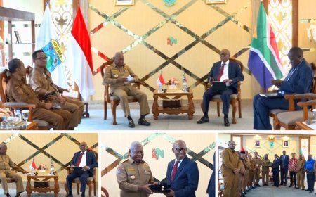 Dubes Afrika Selatan Jajaki Kerja Sama Pertambangan hingga Pariwisata di Papua Barat