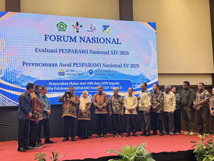 Panitia Pesparawi XIV Terima Penghargaan Menteri Agama, Tugas di Manokwari Resmi Berakhir