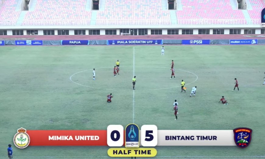 Pesta Gol di Lukas Enembe! Bintang Timur Arfak Libas Mimika United 5-0
