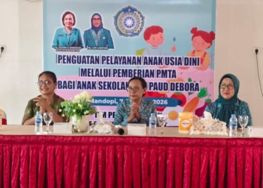 Ketua TP PKK Papua Barat Dorong Orang Tua Perhatikan Gizi Anak Sejak Dini