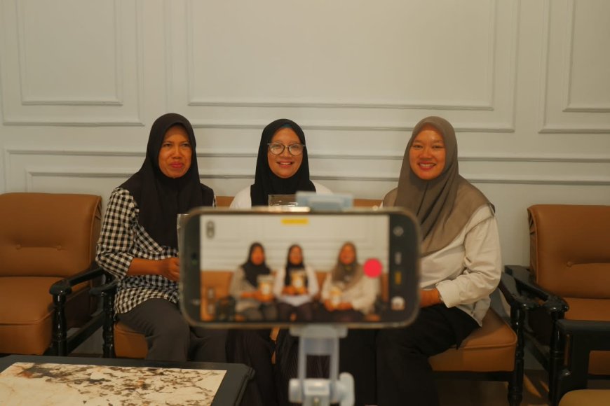 Kader SMART Posyandu Prafi Belajar Tampil di Depan Kamera, Kenalkan Produk dan Edukasi Gizi