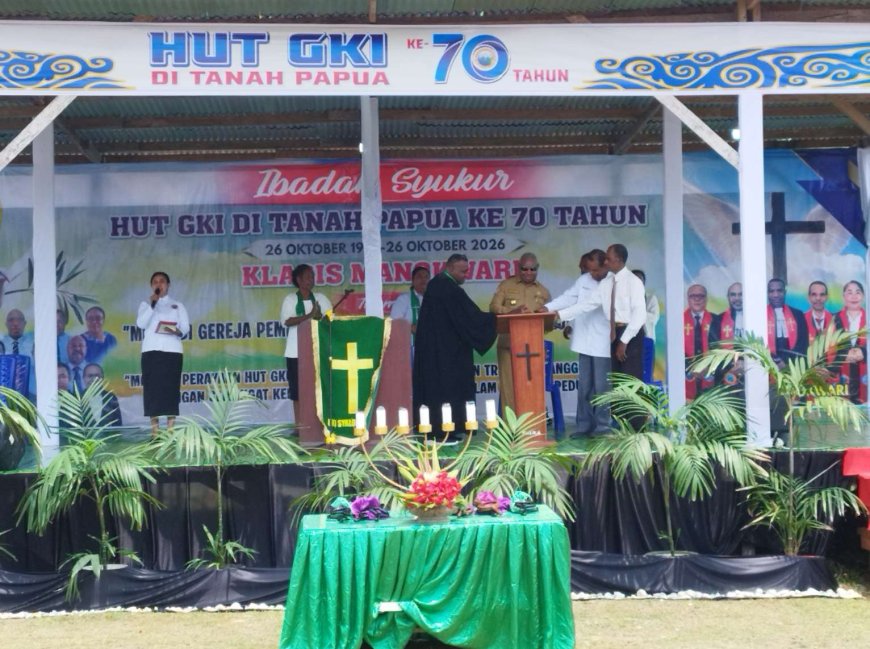 Buka Expo Pembangunan GKI, Dominggus Dorong Peran Strategis Gereja di Papua