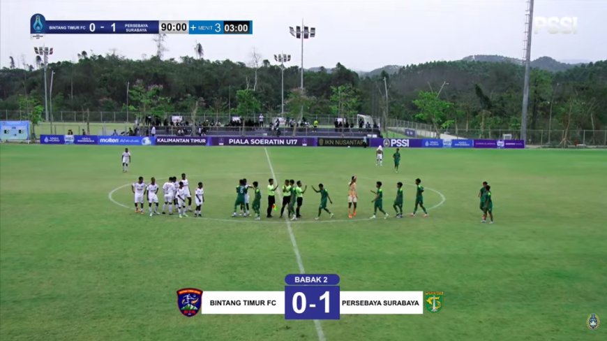 Sengit di IKN! Persebaya Singkirkan Bintang Timur Arfak, Tantang Waamanat Bhintuka di Final Soeratin U-17
