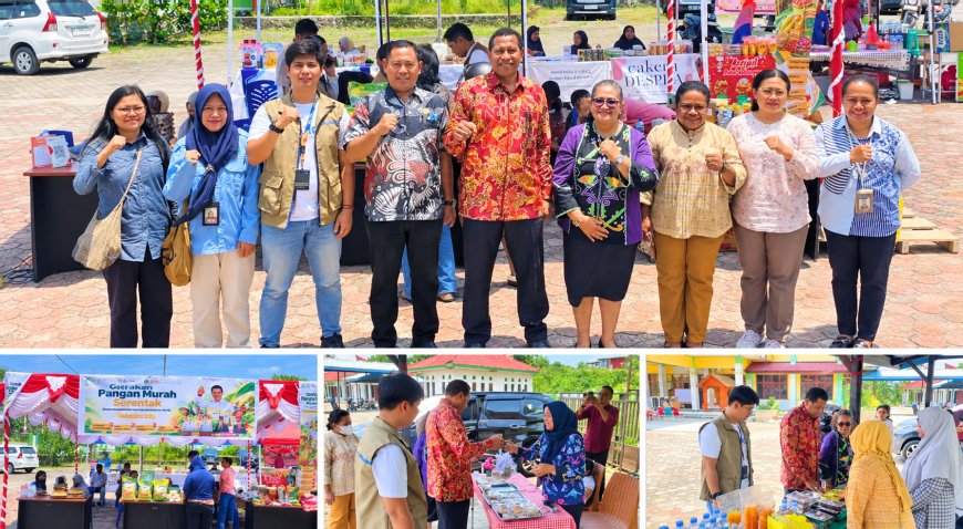 HPS ke-46, Dinas Ketahanan Pangan Papua Barat Gelar Gerakan Pangan Murah