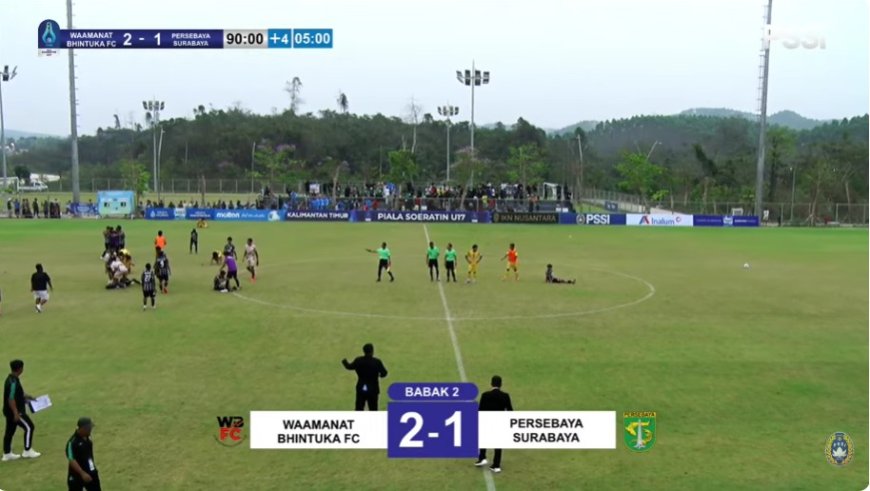 Comeback Fantastis! Taklukkan Persebaya 2-1, Waamanat Bhintuka FC Juara Piala Soeratin U-17 2026 Tanpa Kekalahan