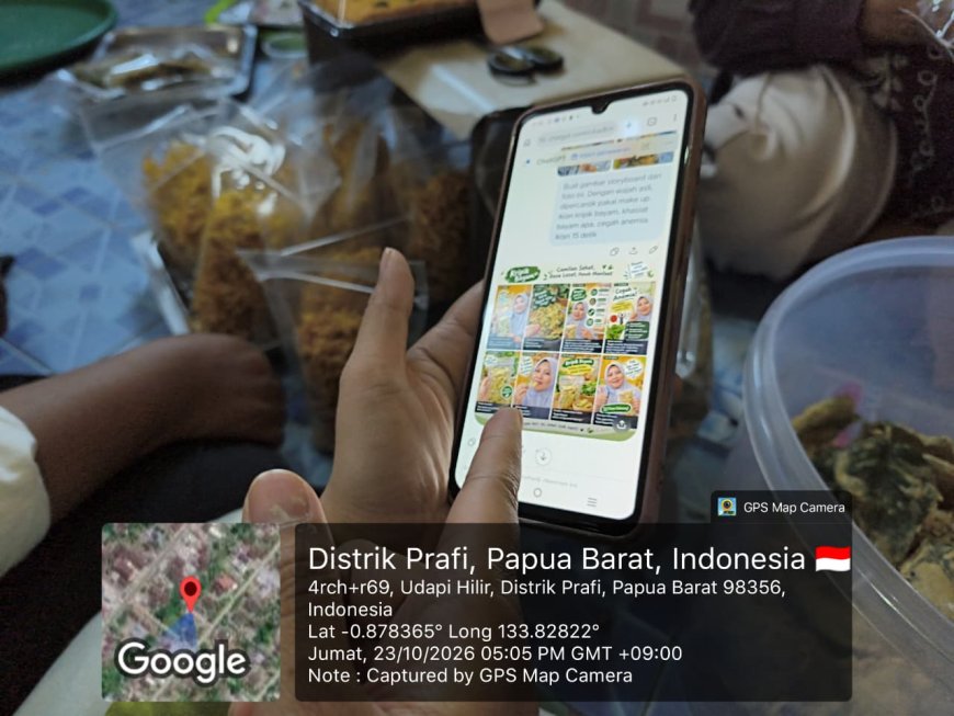 Kader SMART Posyandu Prafi Belajar Promosi Produk Pakai AI, dari Foto hingga Video