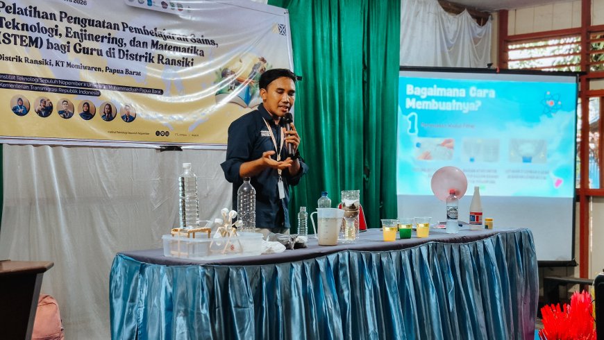 TEP 17 ITS Perkuat Pembelajaran STEM di Ransiki, Salurkan STEM Kit ke 17 Sekolah
