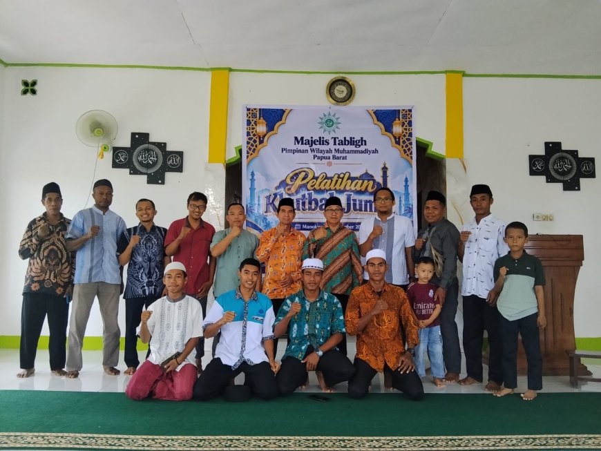 Cetak Dai Berwawasan Sains, Majelis Tabligh Muhammadiyah Papua Barat Gelar Pelatihan Khutbah Jumat di UMPB