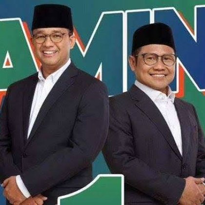 1. Anies Baswedan - Muhaimin Iskandar